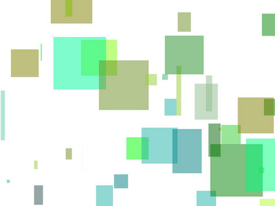 抽象绿色方块插图背景
