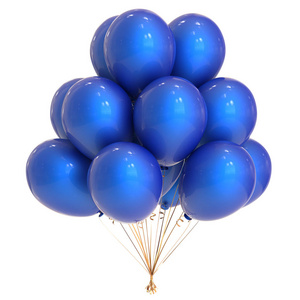 气球蓝色党生日装饰气球束