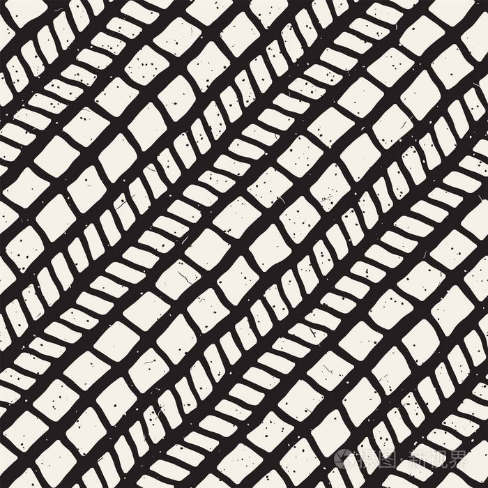 黑白描边背景.手工绘制的墨迹纹理为您设计