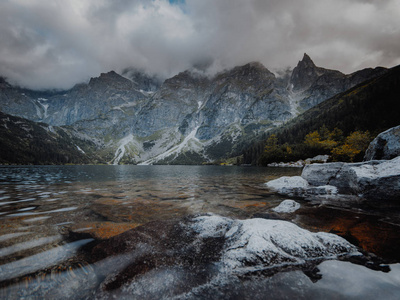 波兰 Tatra 山脉 Morskie Oko 湖