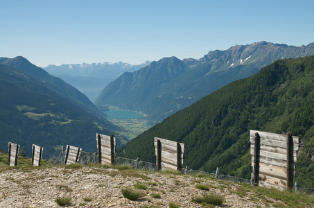 val poschiavo，瑞士高山景观