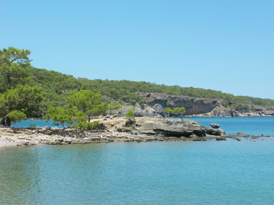 美丽的海湾风景