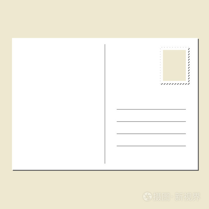 空白明信片