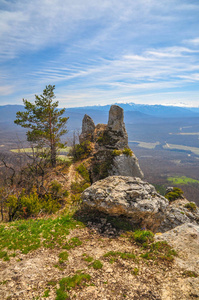 摇滚 魔鬼的手指。Adygea