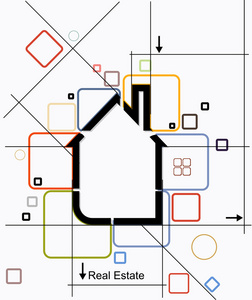 城市房地产电路矢量