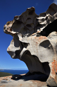 砂岩岩石形成照片