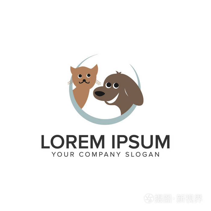 猫狗结合logo图片