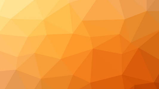 8k 抽象三角形多边形橙色背景