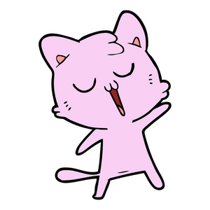 黑白卡通猫咪图片图片大全