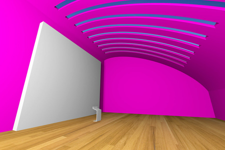 粉红色画廊
