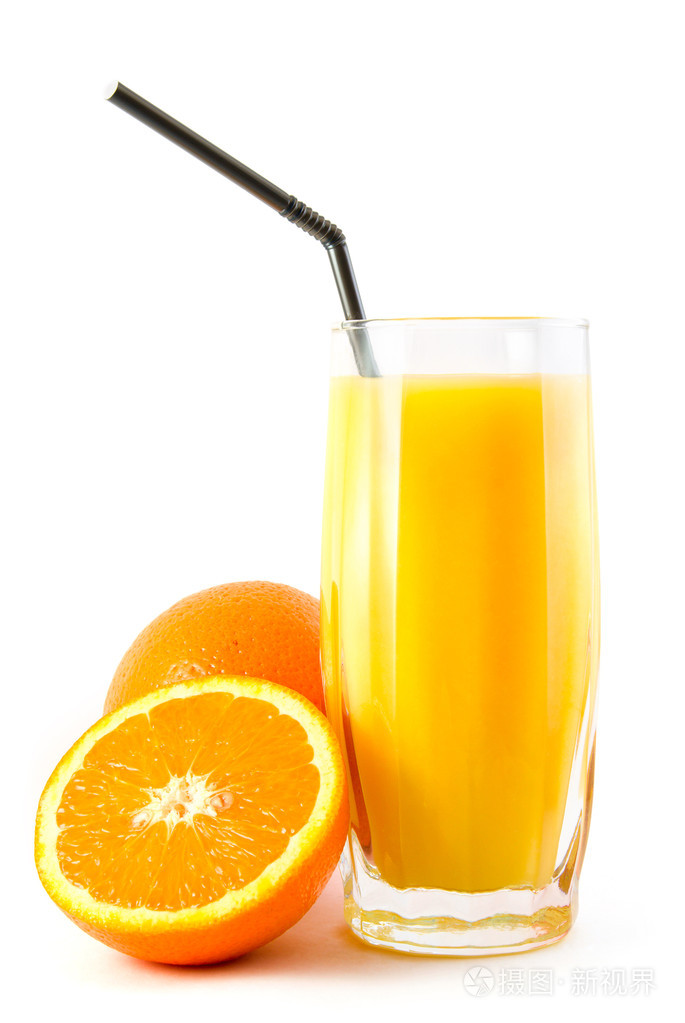 桔汁和橙子