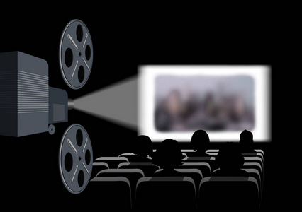 放映时间首映图片-放映时间首映素材-放映时间首映插画-摄图新视界