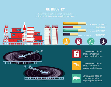 l Industrie Infographik Vorlage