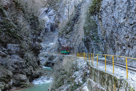 旅游铁道车图片