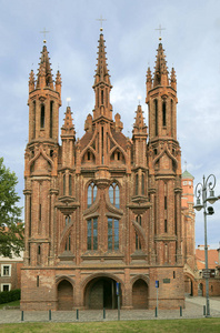 立陶宛维尔纽斯圣安纳斯教堂
