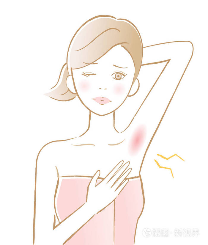 腋下红疹.美容护肤理念