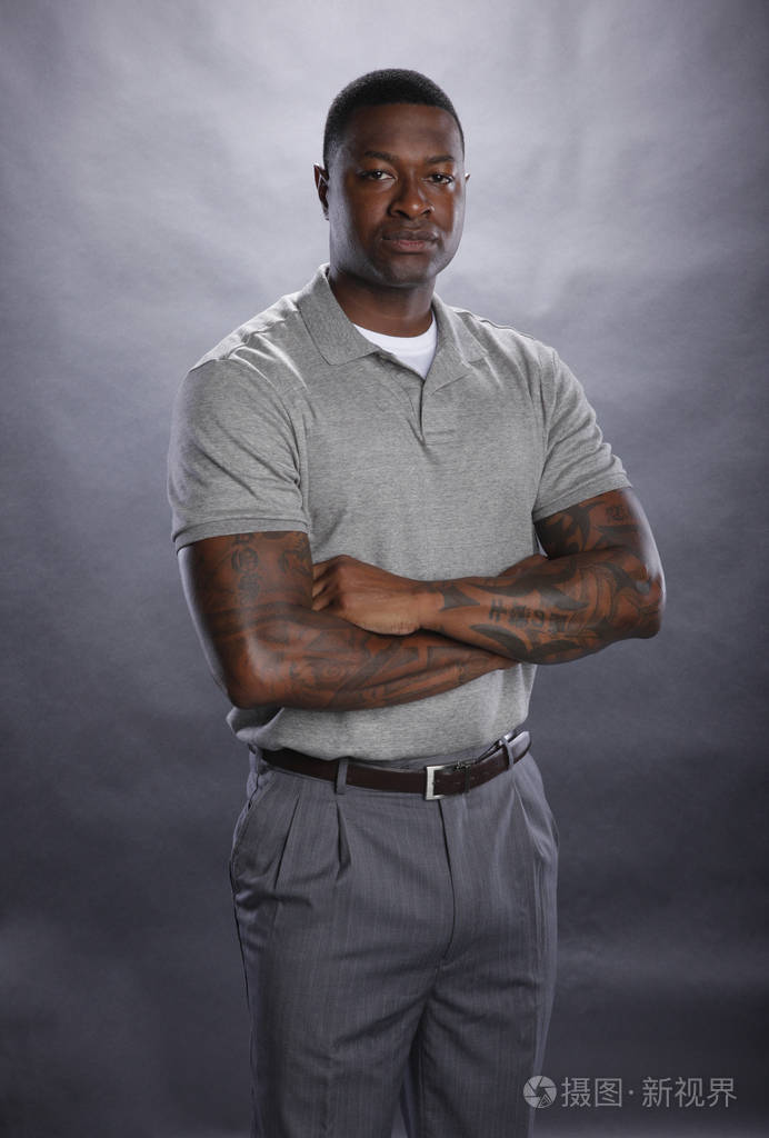 充满自信的非洲裔美国人