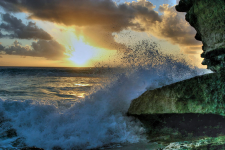 日落飞溅 8 hdr