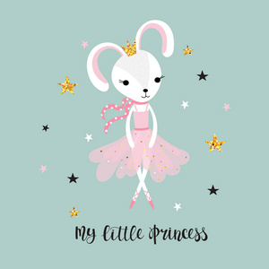 芭蕾舞涂鸦素描可爱的兔子芭蕾舞演员照片