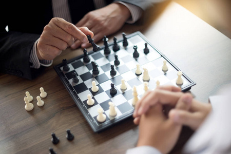 商人如何下棋概念商业策略的思考