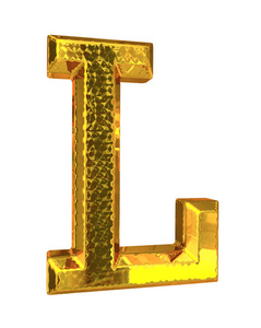 黄金金属字母图片