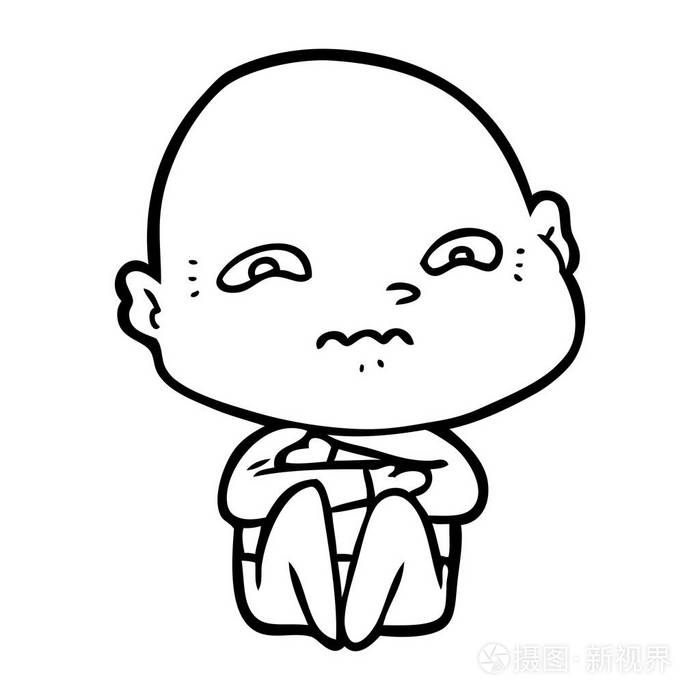 卡通紧张人的媒介例证插画-正版商用图片04mlo6-摄图新视界