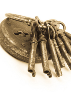 老桩钥匙和锁