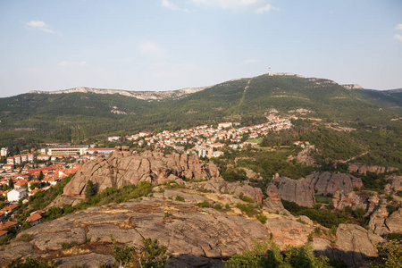 Belogradchik 峭壁岩石和古 Kaleto 堡垒, 保加利亚