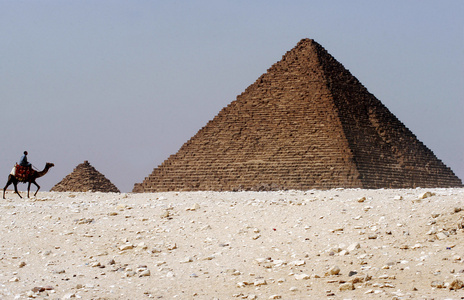 埃及旅游照片在吉萨大金字塔