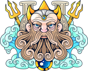 古希腊神海神, 海洋之王照片