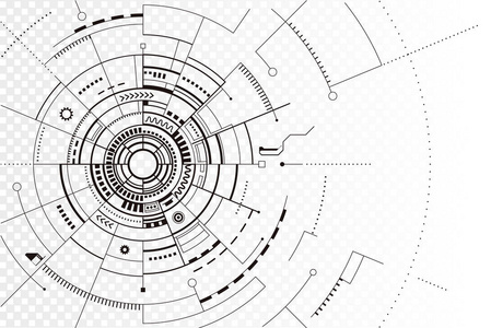 技术黑线抽象背景
