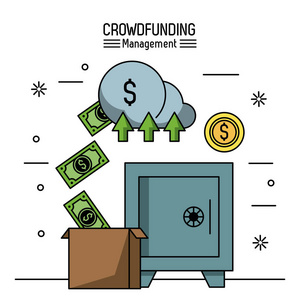 Crowfunding 管理图表