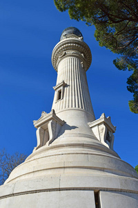 曼弗雷迪灯塔在 Gianicolo Janiculum 山 在罗马, 意大利。建于1911年是意大利人移居阿根廷的礼物