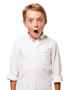 震惊的男孩图片