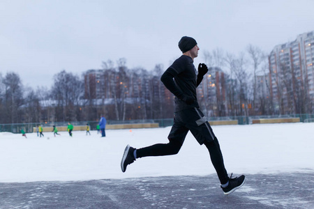 晨跑图片唯美图片