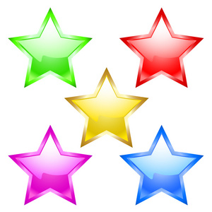 五颗星图片