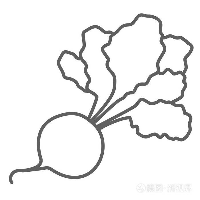 甜菜平面矢量图标插画-正版商用图片04okcw-摄图新视界