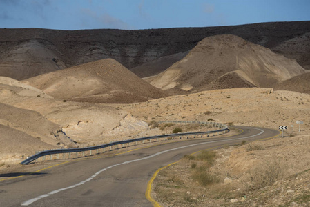 穿越沙漠的道路, 犹太沙漠, 死海地区, 以色列