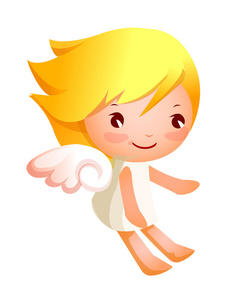 天使飞行的侧视图照片