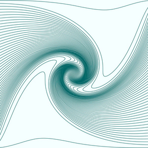 曲线抽象画图片