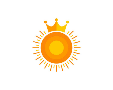 太阳王图标标志设计元素