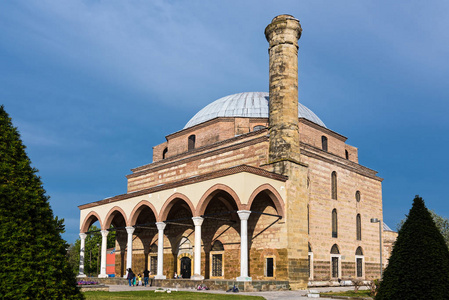 特里卡拉希腊特里卡拉市历史 kursum 清真寺观照片