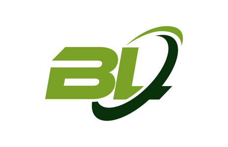 bl 徽标旋风椭圆绿信向量概念照片