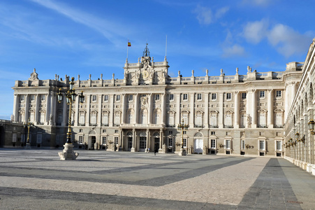 西班牙马德里西班牙皇家宫殿 Palacio 真实的