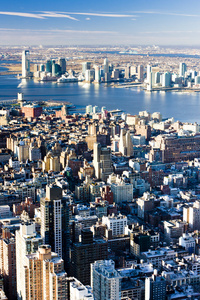 从帝国大厦，纽约曼哈顿的视图