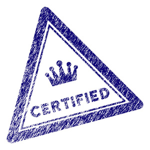 花纹纹理认证三角形印章印章照片