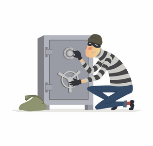 卡通犯罪人物图片
