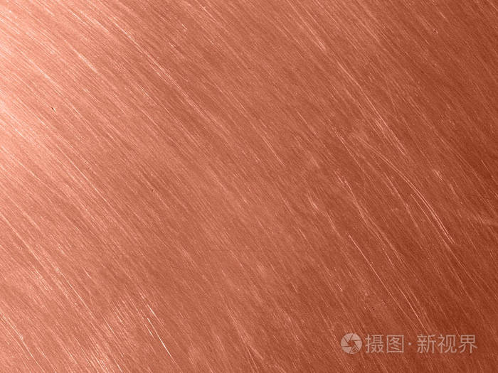 带圆形划痕的铜金属纹理
