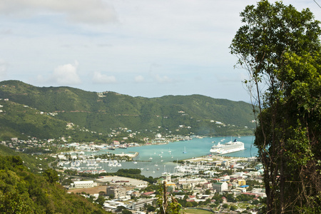 在加勒比地区的热带海滩