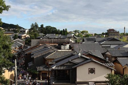 日本京都的住宅 和传统 地区